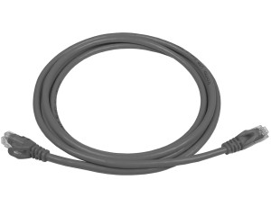 PowerMAX Gray Cat.6 U/UTP T568B Patch Cord (LSZH) - with Divider